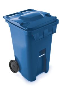 Bac de recyclage sur roues