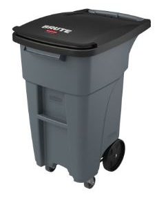 BRUTE® TILT CONTAINER WITH WHEELS 32 GAL GREY