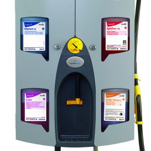 Wall-mounted dispensing system