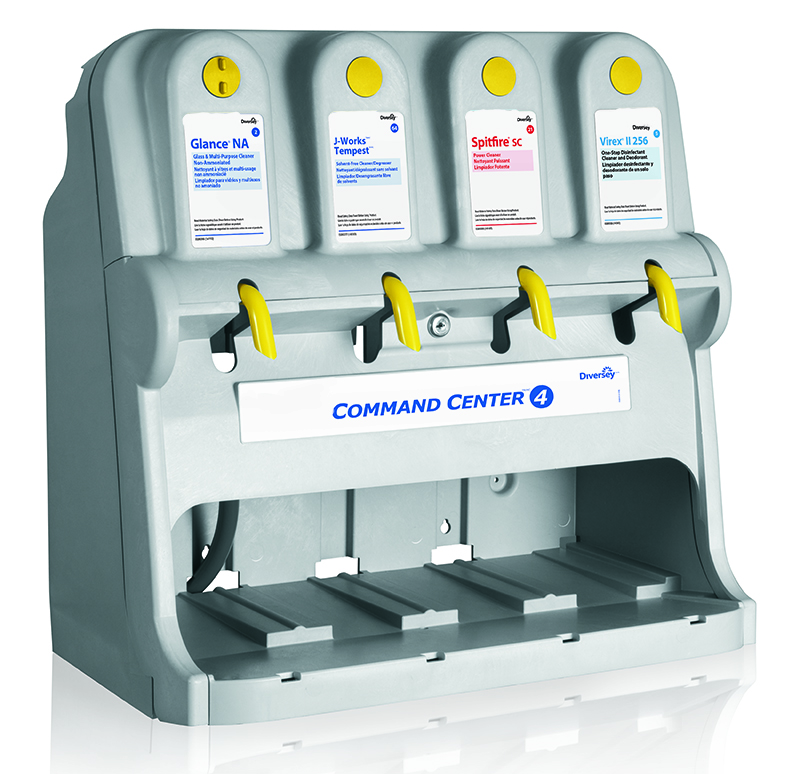 Four-button dispensing unit