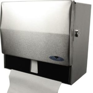 Universal hand towel dispenser
