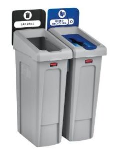 2-stream recycling station / mixed recycling