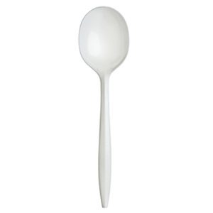 Couteaux en plastique, blanc