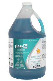 GLOSS 16 nettoyant à plancher neutre concentré parfum Floral, 4 L