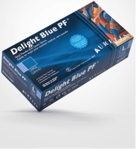 Powder-free vinyl gloves, 5 g