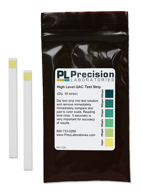 High Level QAC Test stip, 0-1500ppm