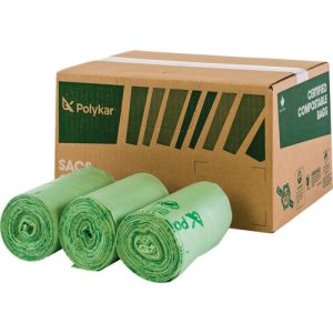 Polykar Certified Compostable Bags, 33x39