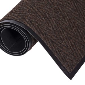 Chevron wiper/scraper mat for moderate traffic