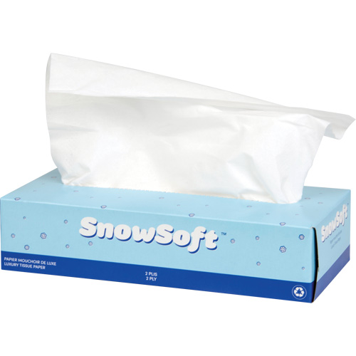 Snowsoft papier-mouchoir, 2 plis, 7,4 po L x 8,4 po l
