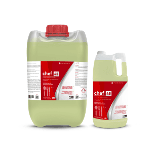 CHEF 45 Chlorinated pre-soaking liquid for utensils