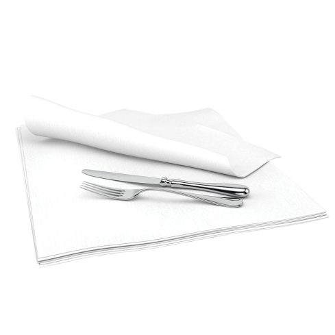Serviettes de table Airlaid, plates