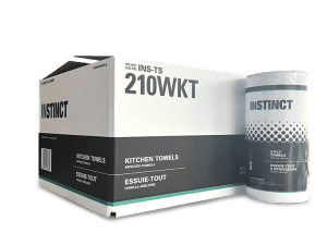 White kitchen paper towels, 2-ply