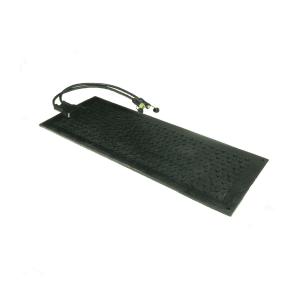 Heated snow-melting mats