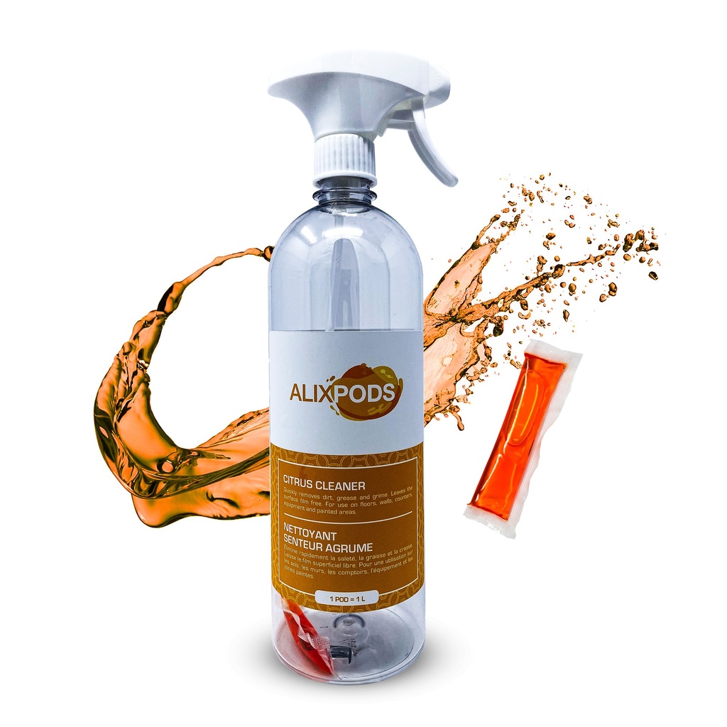 AlixPods trousse de départ - nettoyant parfum agrumes