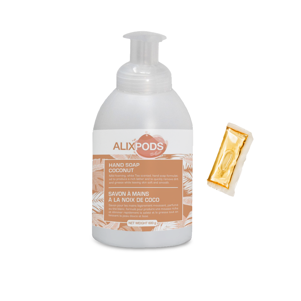 AlixPods trousse de départ - savon à mains noix de coco