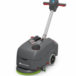 Compact battery scrubber