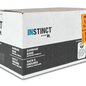 EXTRA STRONG GARBAGE BAGS, Clear, 56’’ x 60’’