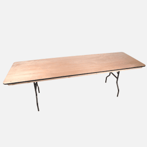 Folding table 8' / seats 8 to 10