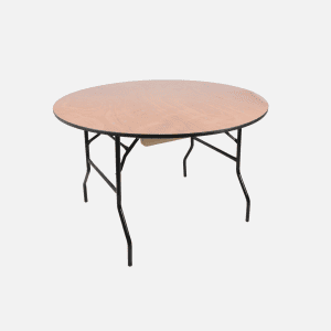Round folding table 48'' / 6 people