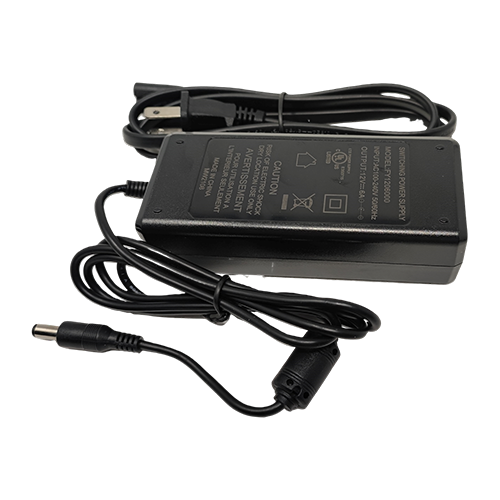 Alimentation 100-240V CA vers 12V CC 6A, 72 watts, fiche CC 5,5x2,5mm et 5,5x2,1mm (certifié cUL)